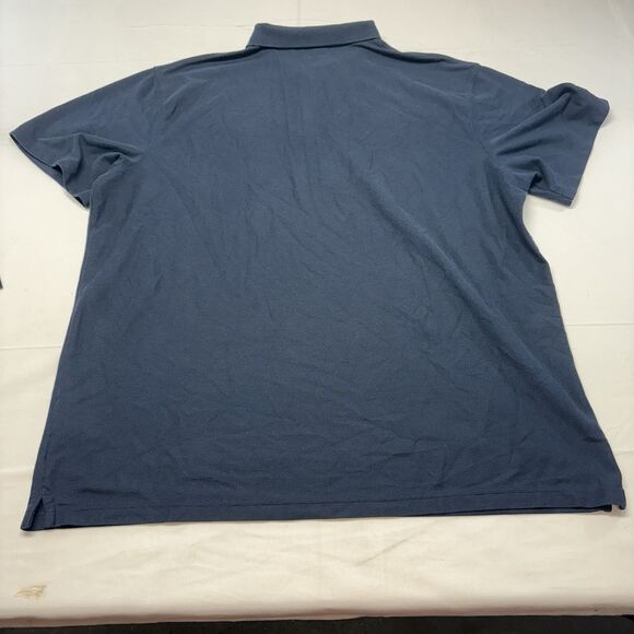 Carhartt Navy Blue Polo Collard Short Sleeve Dress Casual Shirt Men’s 3XL TALL - Picture 3 of 6